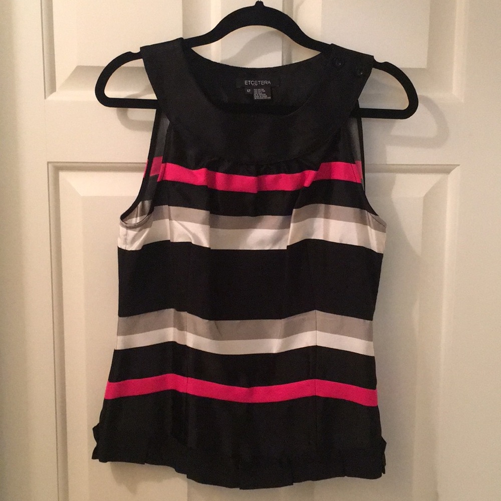 Etcetera Stripe Blouse